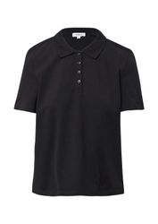 s.Oliver Kurzarmshirt Polo-Shirt Verkürztes Poloshirt aus günstig online kaufen