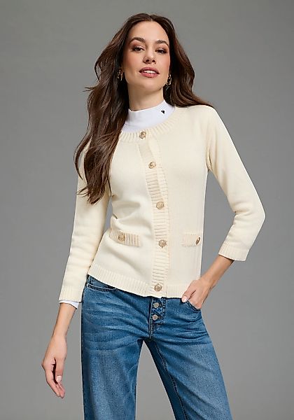 Bruno Banani Cardigan mit modischen Knöpfen im klassischen Look günstig online kaufen