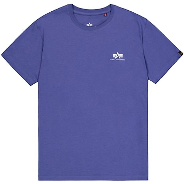 Alpha Industries  T-Shirts & Poloshirts Backprint T-Shirt - night purple günstig online kaufen
