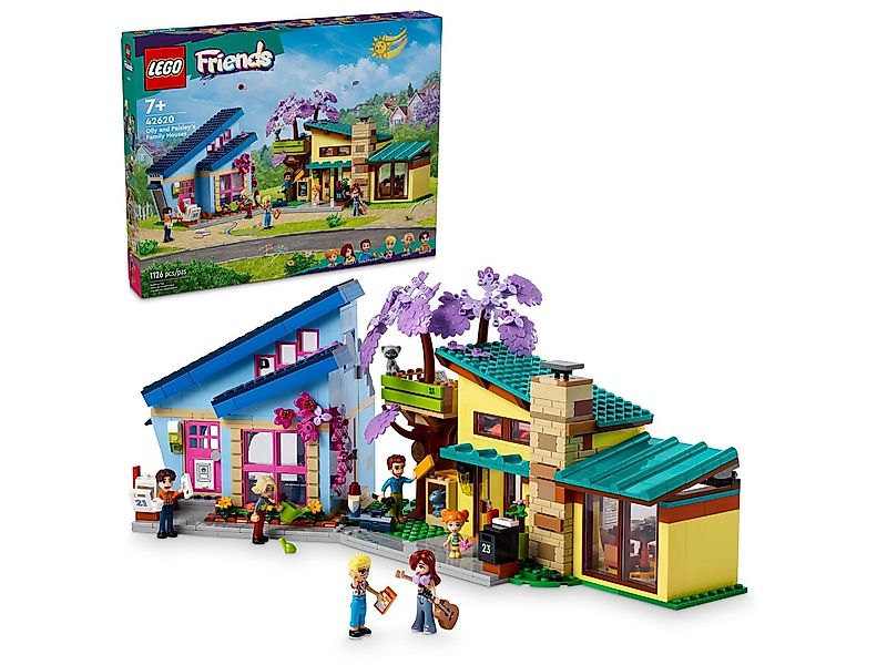 LEGO® Friends - Ollys und Paisleys Familien Haus (42620) Konstruktions-Spie günstig online kaufen