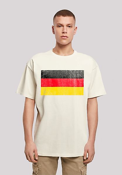 F4NT4STIC T-Shirt "Germany Deutschland Flagge distressed" Print günstig online kaufen
