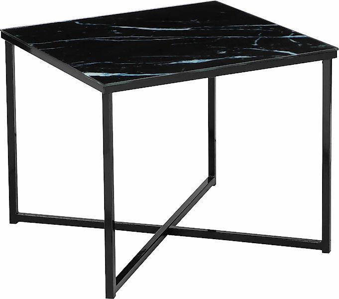 SalesFever Beistelltisch, Elegante Tischplatte in edler Marmoroptik günstig online kaufen