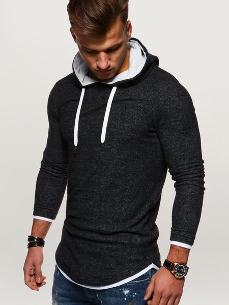 behype Kapuzensweatshirt "LAYER" im trendigen Layer-Look günstig online kaufen