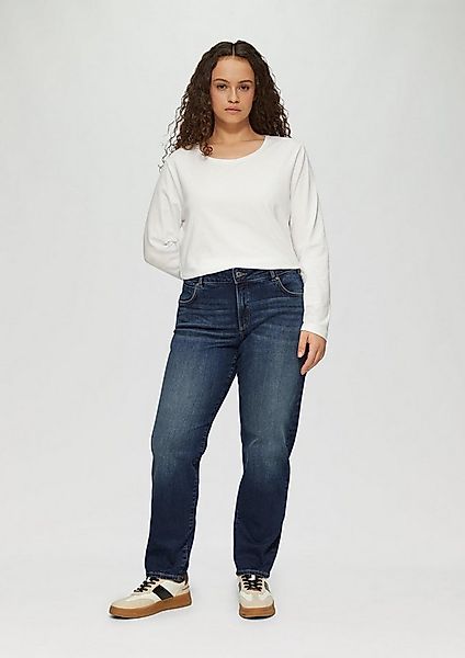 s.Oliver Weite Jeans Jeans-Hose Jeans / Curvy Fit / Mid Rise / Slim Tapered günstig online kaufen