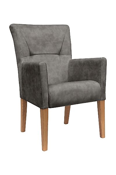 Home affaire Armlehnstuhl "King" () Esszimmerstuhl mit Knopfheftung günstig online kaufen