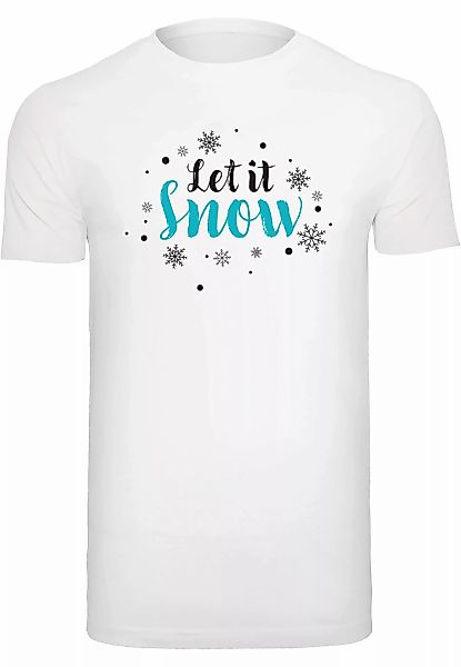 Merchcode T-Shirt "Merchcode Herren Let it snow T-Shirt Round Neck" günstig online kaufen