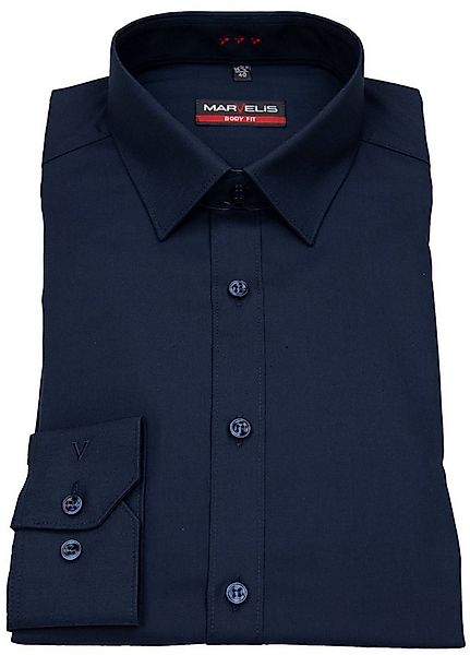 MARVELIS Businesshemd Body Fit stark tailliert Kentkragen günstig online kaufen