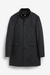 Next Steppmantel Wattierter Fischgrät-Mantel mit Mock-Gilet günstig online kaufen