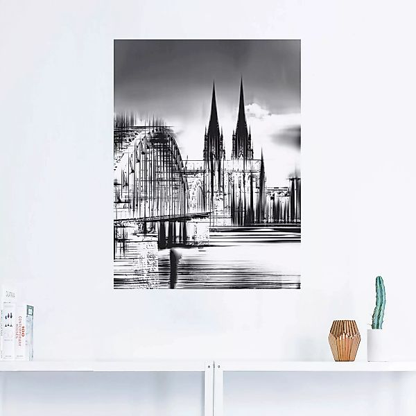 Artland Wandbild "Köln Skyline Collage III", Deutschland, (1 St.) günstig online kaufen