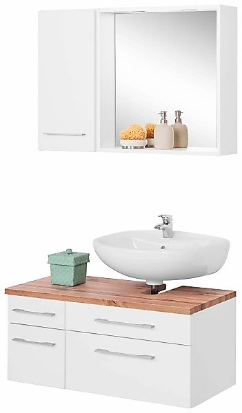 welltime Badmöbel-Set "Davos" 3 Stk. tlg. günstig online kaufen