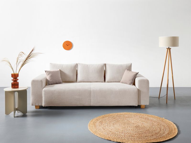 COLLECTION AB Schlafsofa "Yves, Liegefläche (B/T): 142/194 cm" inkl. Bettfu günstig online kaufen