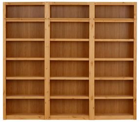 Home affaire Bücherwand "Bergen" aus schönem massivem Kiefernholz, 3 tlg. günstig online kaufen