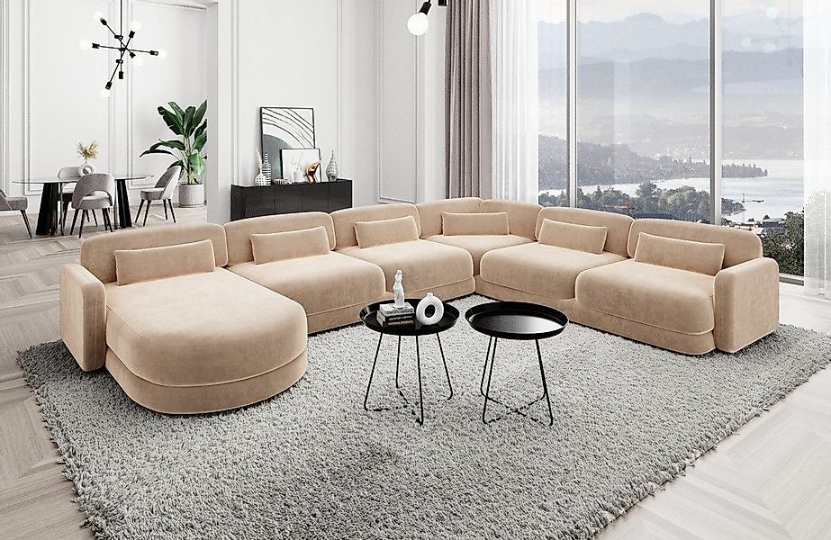 Sofa Dreams Wohnlandschaft Stoff Polstersofa Luxus günstig online kaufen