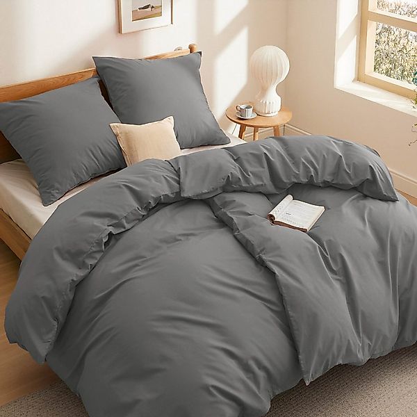 BEDSURE Bettwäsche mit Reißverschluss, 100% Baumwolle, ÖKO-TEX zertifiziert günstig online kaufen