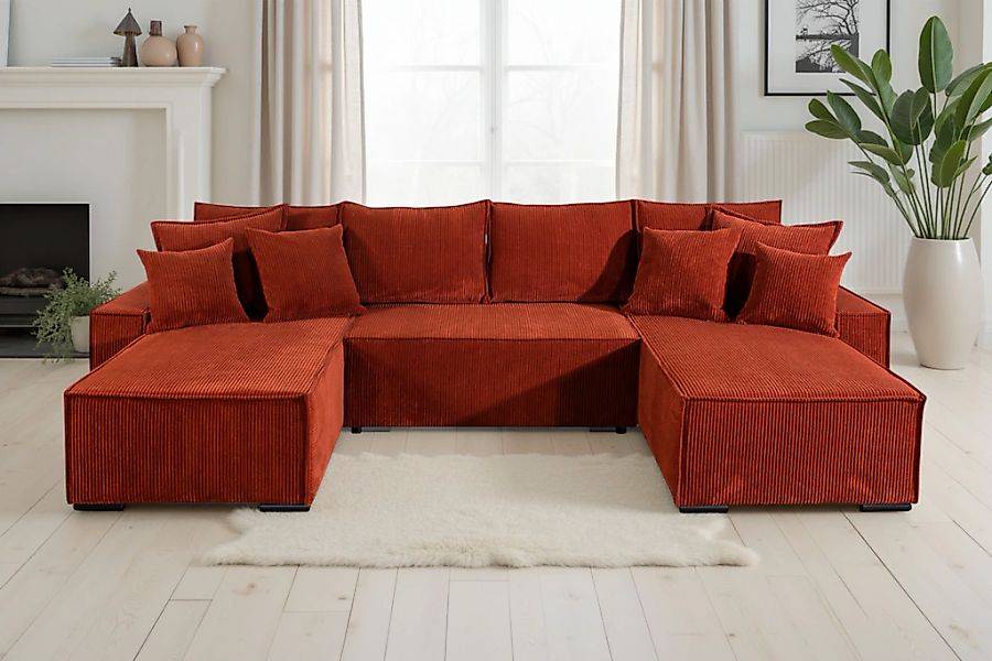 COLLECTION AB Wohnlandschaft "Manhattan U-Form, B: 313 cm, in Breit- oder N günstig online kaufen