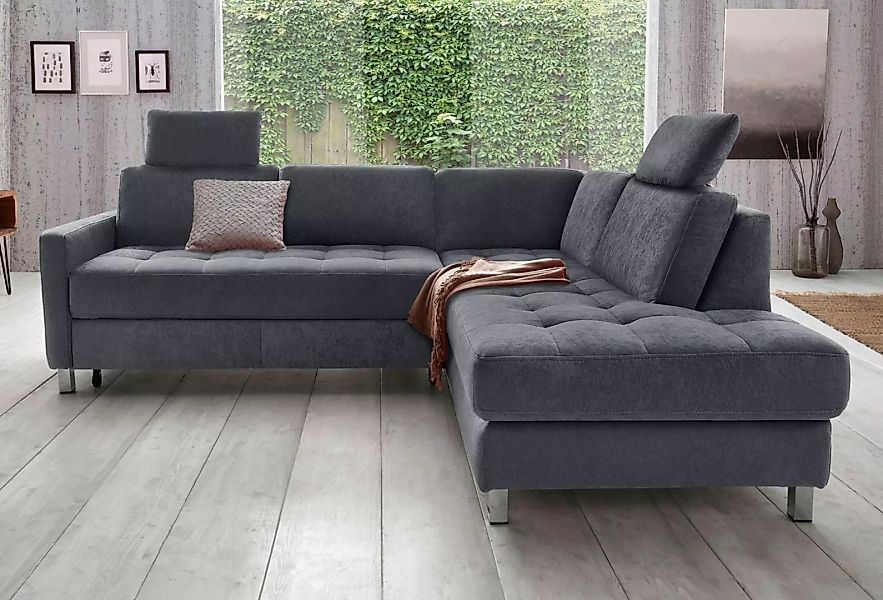 sit&more Ecksofa "Pablo L-Form", wahlweise mit Bettfunktion günstig online kaufen