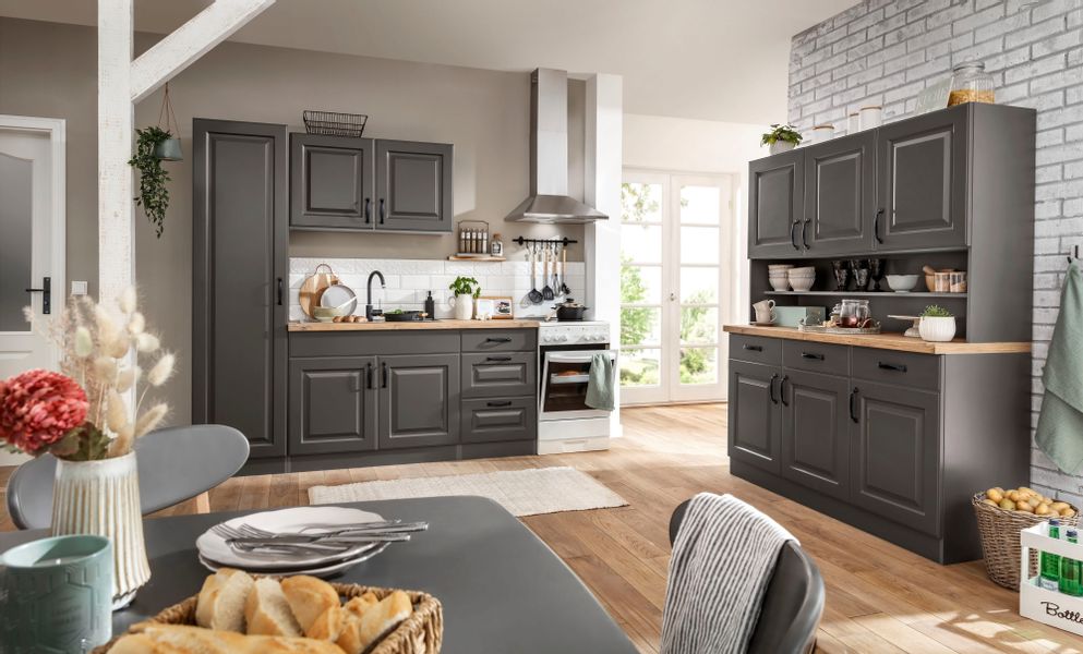 wiho Küchen Spülenschrank "Erla" 100 cm breit mit Kassettenfront günstig online kaufen