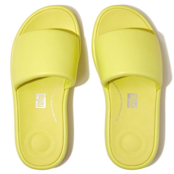 Fitflop IQUSHION D-LUXE PADDED LEATHER SLIDES günstig online kaufen