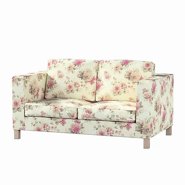 Bezug für Karlanda 2-Sitzer Sofa nicht ausklappbar, kurz, beige- rosa, 60cm günstig online kaufen