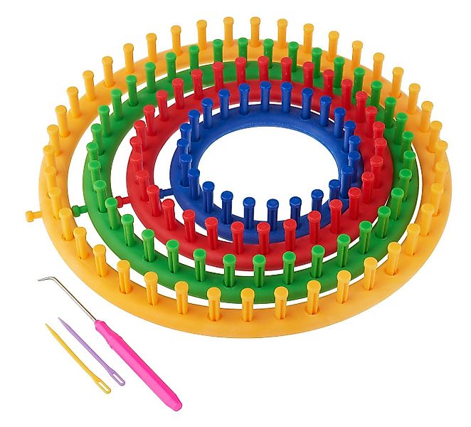 VBS Wanddekoobjekt Strickringe (4 St), 4er-Set günstig online kaufen