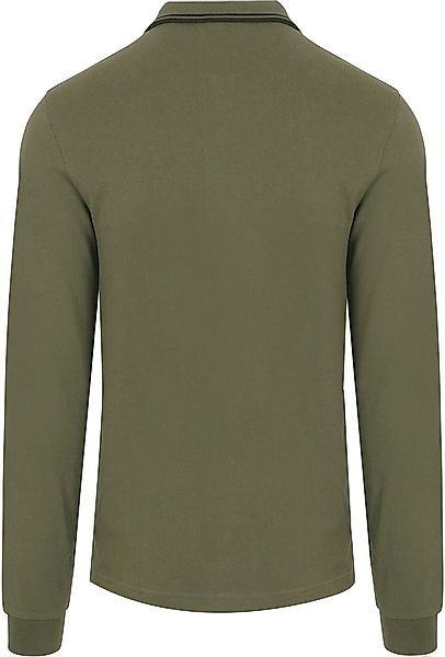 Fred Perry Langarm-Poloshirt Grün W49 - Größe L günstig online kaufen