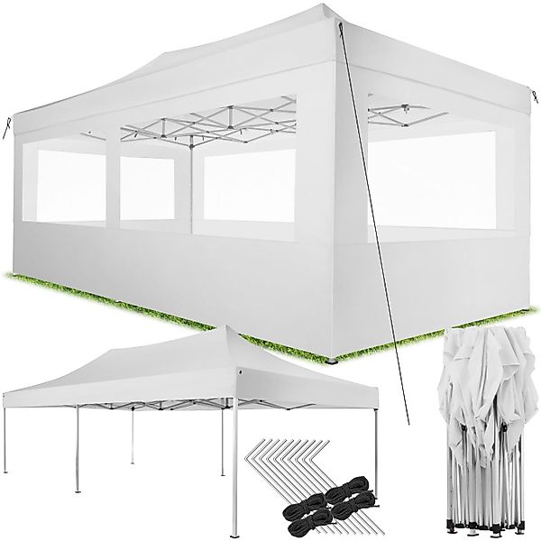 tectake Pavillon Viola, mit 6 Seitenteilen, günstig online kaufen