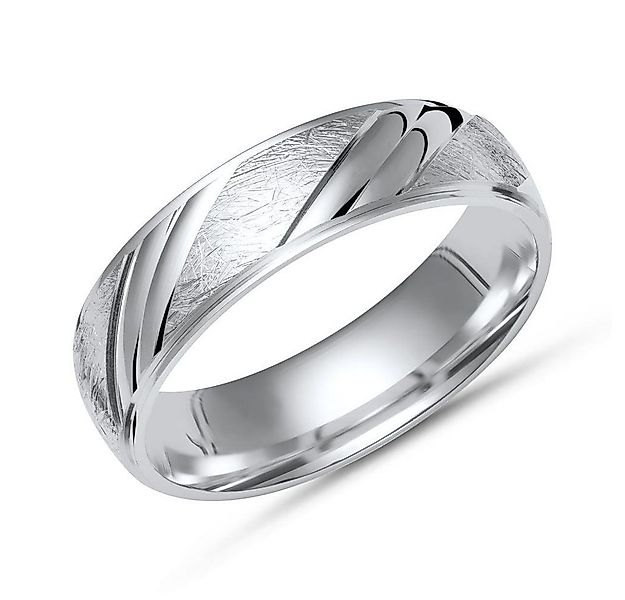 Unique Silberring Unique Silberring eisgekratzt aus 925 Silber 5mm R8501 (G günstig online kaufen