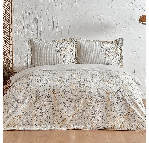 Karaca Bettwäsche Karaca Bled Grau 100% Baumwolle Doppelbettbezug Bettbezug günstig online kaufen