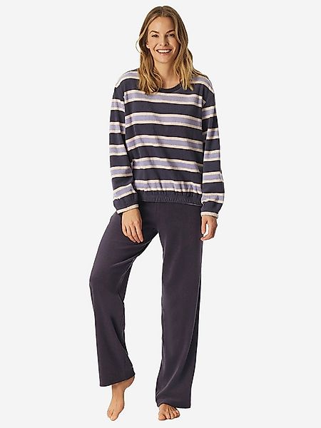 Schiesser Pyjama Casual Essentials (2 tlg) schlafanzug schlafmode bequem günstig online kaufen