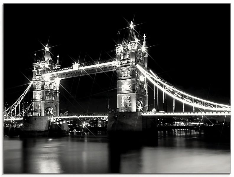 Artland Glasbild "Tower Bridge London" Brücken 1 Stk. tlg. in verschiedenen günstig online kaufen