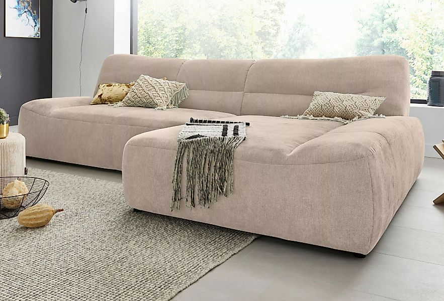 DOMO collection Ecksofa »Cesena moderne Polsterecke mit flachen Armlehnen, günstig online kaufen