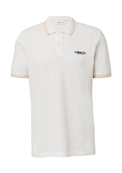 s.Oliver Poloshirt Poloshirt Kragen, Knopfleiste, Logo-Patch günstig online kaufen