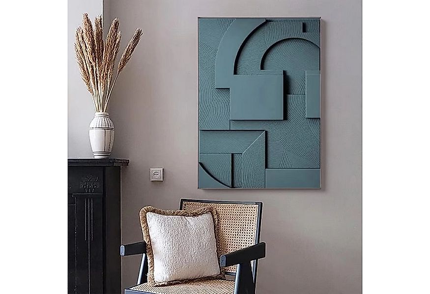 TPFLiving Kunstdruck OHNE RAHMEN, Nordic Art - Gemetrische und abstrakte Fo günstig online kaufen