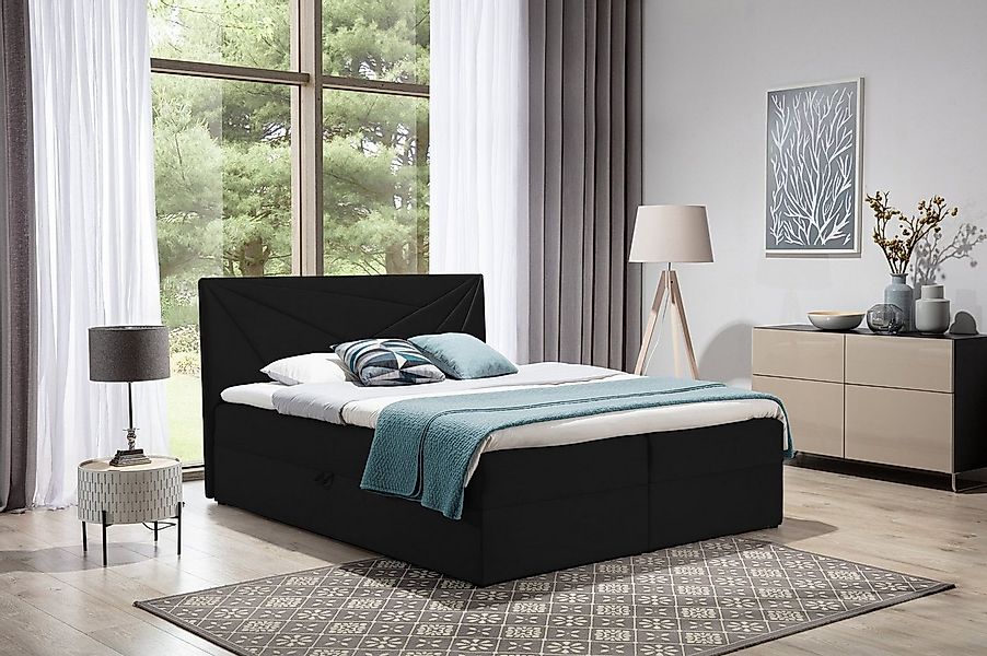 99rooms Boxspringbett Neon (Schlafzimmerbett, Bett), Design günstig online kaufen
