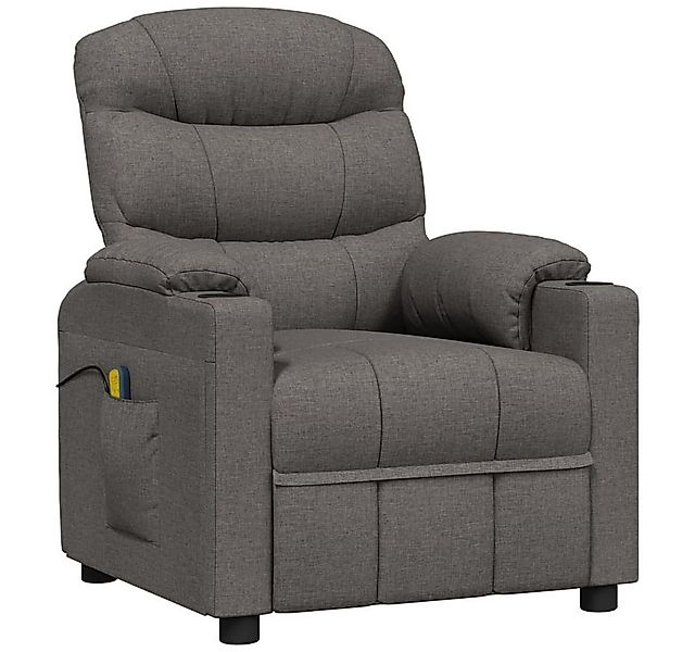 vidaXL Massagesessel Massagesessel Dunkelgrau Stoff (1-St) günstig online kaufen