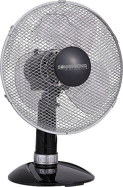Sonnenkönig Tischventilator Black 12, Leistung 40W, schwenkbar, laufruhig, günstig online kaufen