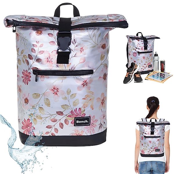 Bench. Freizeitrucksack Roll-Top Kurierrucksack Hydro aus günstig online kaufen