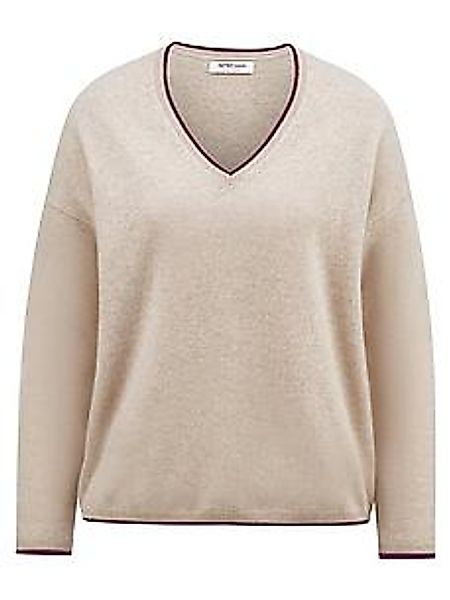 V-Pullover Peter Hahn beige günstig online kaufen