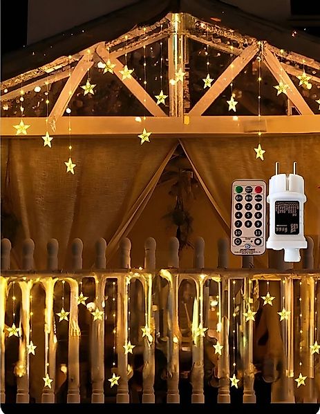 Diyarts LED-Lichternetz, 300-flammig, 15,75m Warm- & Kaltweiß Lichterkette günstig online kaufen