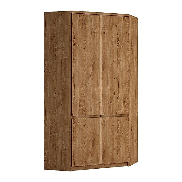 Lomadox Kleiderschrank FORTALEZA-129 Eckkleiderschrank in Eiche günstig online kaufen