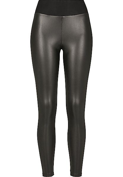 URBAN CLASSICS Leggings Urban Classics Damen Ladies Faux Leather High Waist günstig online kaufen