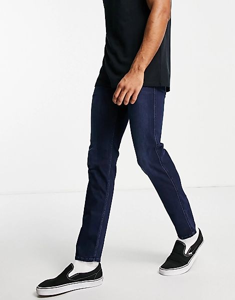 Replay – Anbass – Jeans mit schmalem Schnitt in Dunkelblau günstig online kaufen