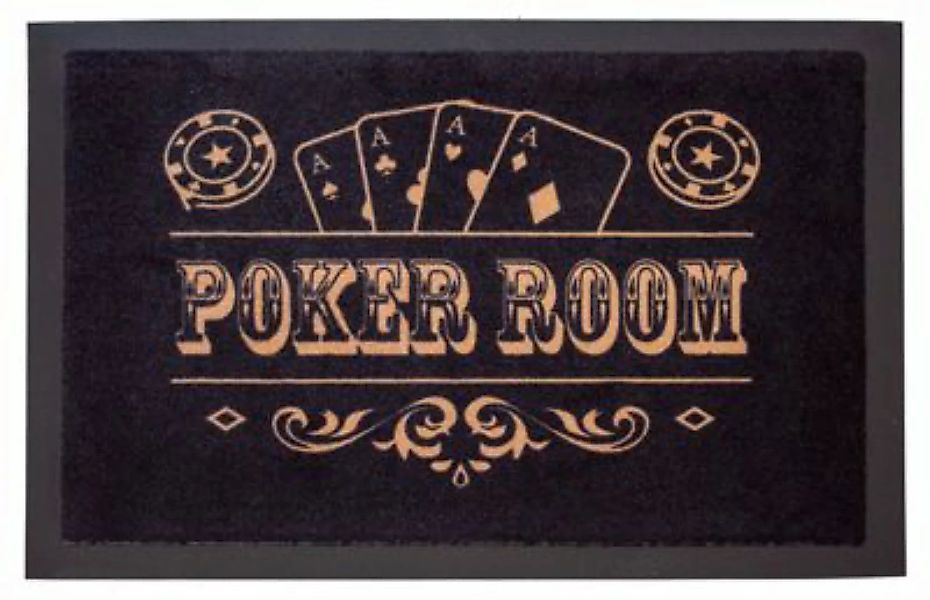 Mr. Ghorbani Fussmatte Pokerroom bunt Gr. one size günstig online kaufen