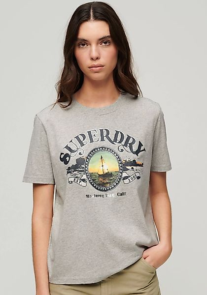 Superdry Print-Shirt "TRAVEL SOUVENIR RELAXED TEE" günstig online kaufen