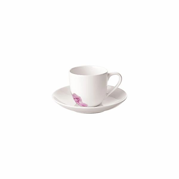 Villeroy & Boch Tasse "Espressotasse mit Untertasse Rose Garden 70 ml weiß" günstig online kaufen