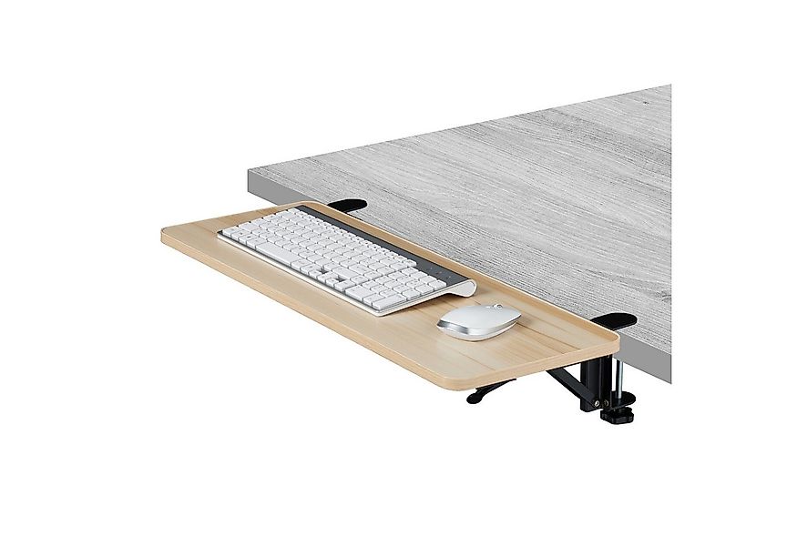 relaxdays Schreibtischaufsatz Schreibtischverlängerung zum Anklemmen, Holzo günstig online kaufen
