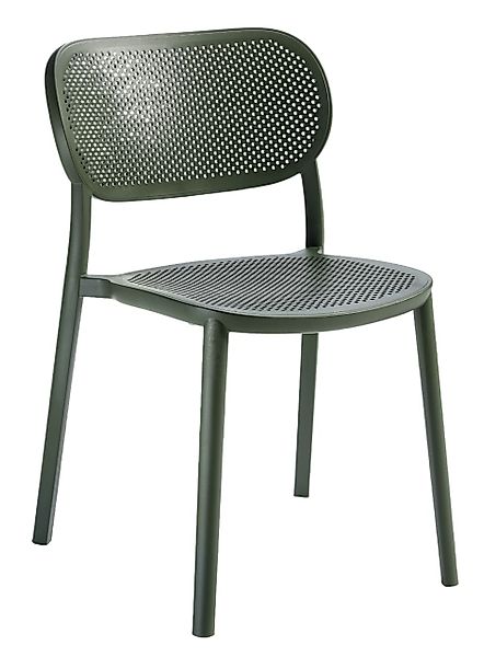 Outdoor Stapelstuhl Nuta - robust military green günstig online kaufen