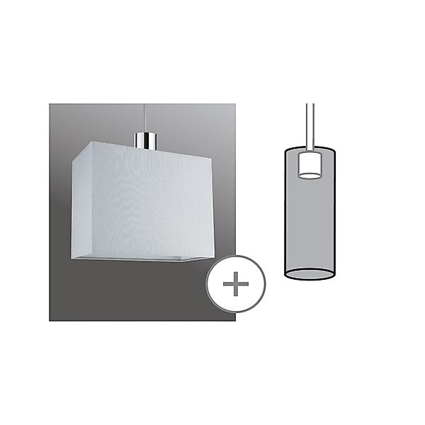 Paulmann "URail Schirm 2Easy Verona 250x130mm Grau" günstig online kaufen