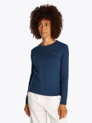 Tommy Hilfiger Rundhalspullover CO JERSEY STITCH günstig online kaufen