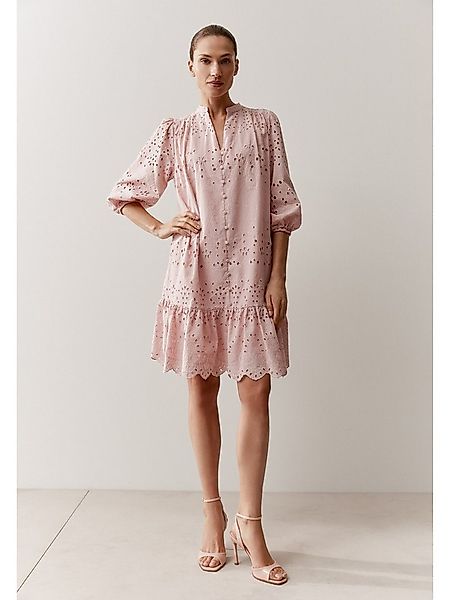 MORE&MORE Blusenkleid romantisches 3/4 Arm Spitzenkleid günstig online kaufen
